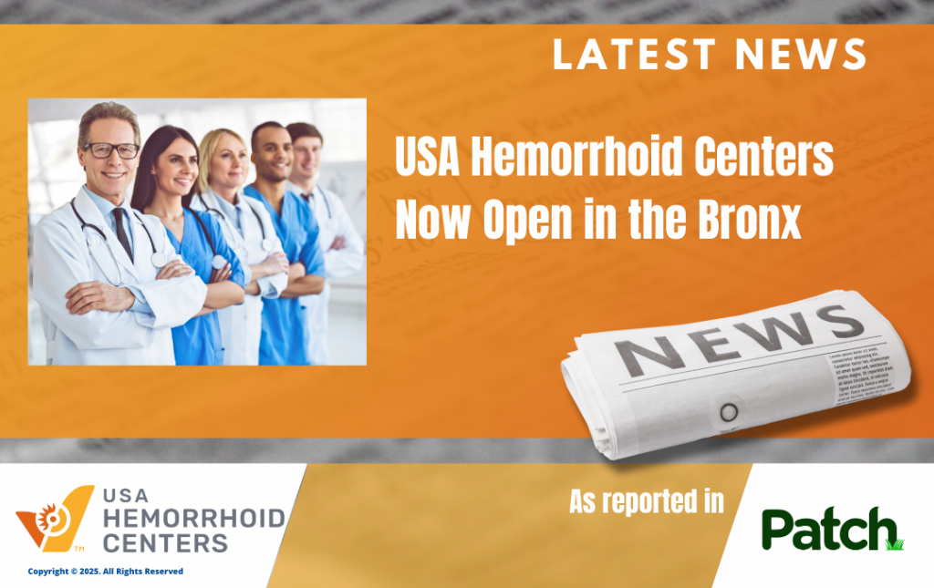 Find a hemorrhoid treatment center near you in the Bronx
