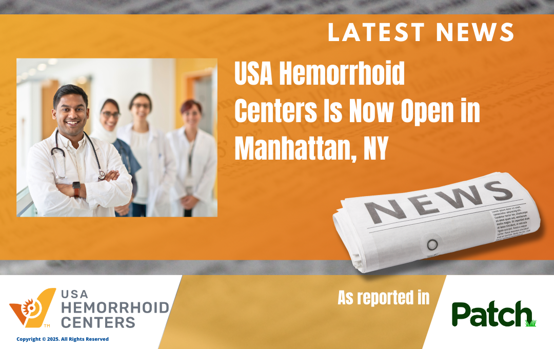 USA Hemorrhoid Centers Opens in Manhattan