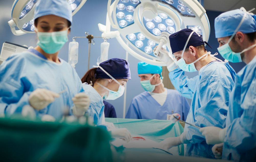 Image showing a surgery for hemorrhoids